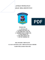 Penelitian Sejarah Desa Sidowungu