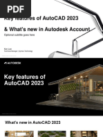 Key Features of AutoCAD 2023 and What's New in Autodesk Account - R1