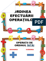 0 Ordinea Efectuarii Operatiilor