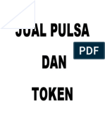 Jual Pulsa