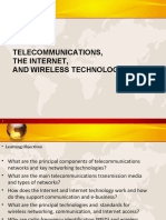 Telecommunications, The Internet and Wireless Technology
