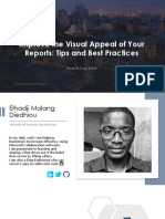 Improve The Visual Appeal of Your Reports - Tips and Best Practices