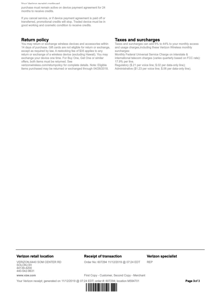 VERIZON - USA Heart 3 | PDF