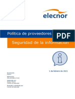 Politica de Proveedores - Seguridad de La Información OL - ELN.GEN-17.010 01022021