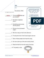 Grade 5 Types of Pronouns A