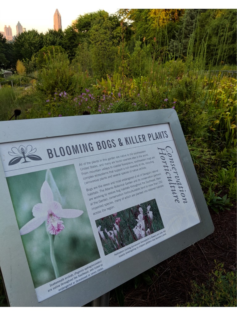 Atlanta Botanic Garden Conservation Horticulture Signage PDF