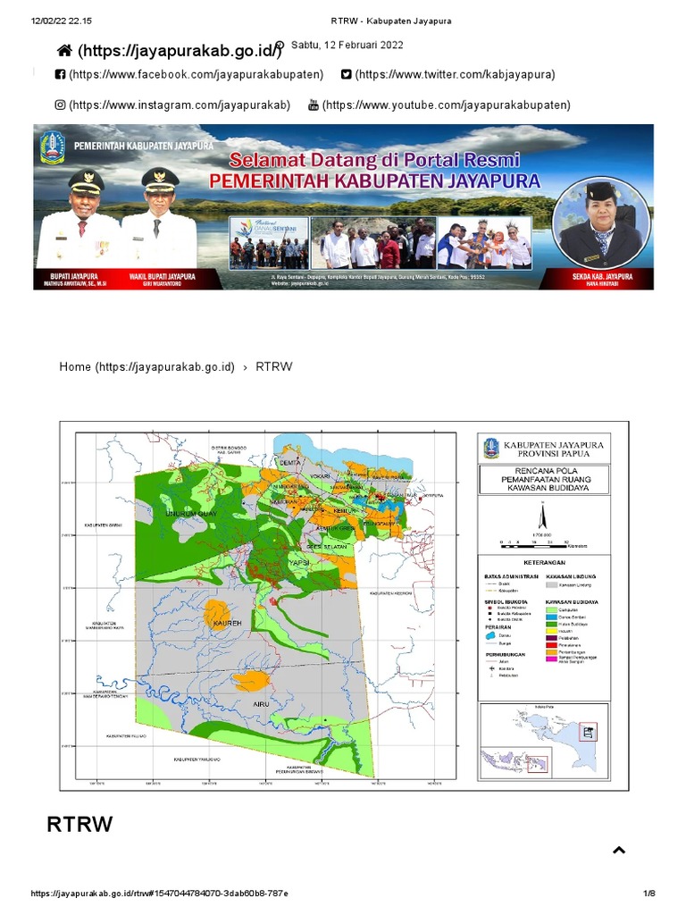 RTRW Kabupaten Jayapura 2022 | PDF