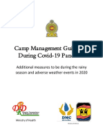 Camp Management Guideline During Covid-19