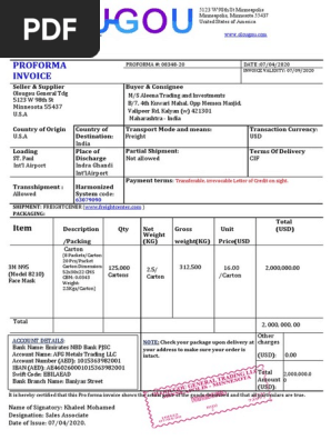 PROFORMA