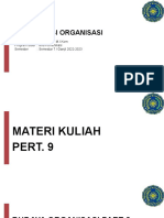 Komunikasi Organisasi - Pert 9