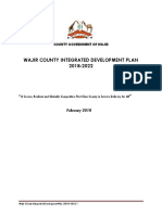 Wajir County Integrated Development Plan 2018-2022