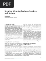 Securing Web Applications, Services, and Servers