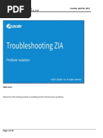 ZCTA-IA Zscaler-Troubleshooting-ProblemIsolation StudentGuide 6.1 v1.0