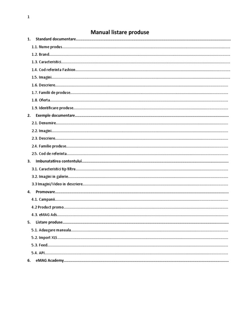 Manual Standard Documentare | PDF