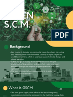 Green Supply Chain Management Presentation