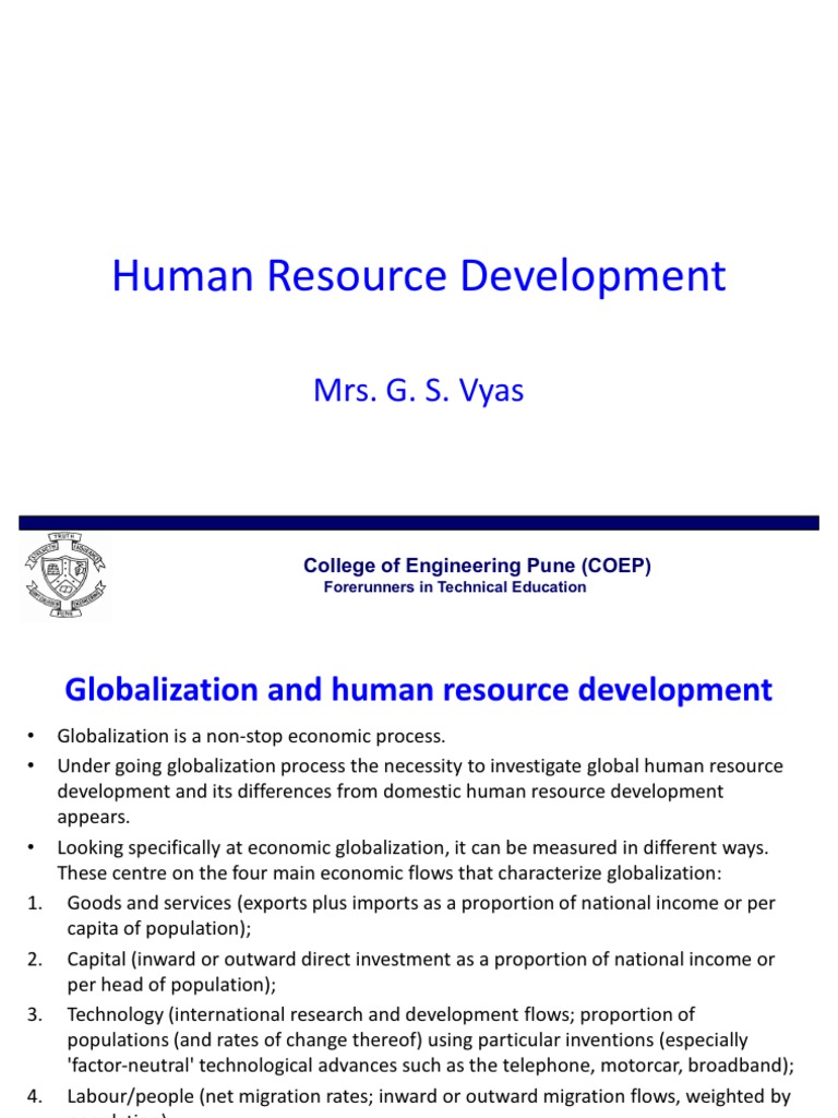Impact of Globalization on HRM | PDF | Globalization | Human Resource ...