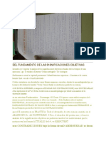 Eel Fundamento de La8 816nificaciones Objetivas: Oras Contradicciones Bajo La Forma de Und Ambiguedad Es Deson