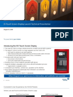 Simplex ES Touch Screen Display Launch Technical Presentation