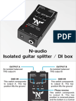 N-Audio Splitter DI User Manual