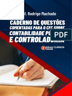 Caderno de Questoes Comentadas para o CFC Sobre Contabilidade Publica e Controladoria