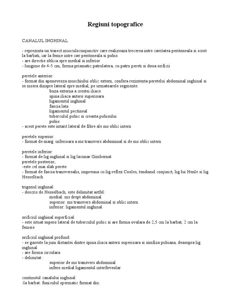 Regiuni Topografice | PDF