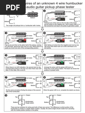 N-audio pickup phase tester Humbucker testing