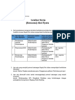 Lembar Kerja Rencana Aksi Nyata