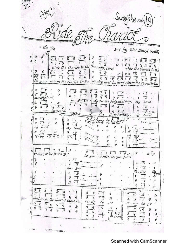 Ride The Chariot PDF