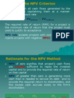 NPV and IRR Analysis of Capital Budgeting Projects