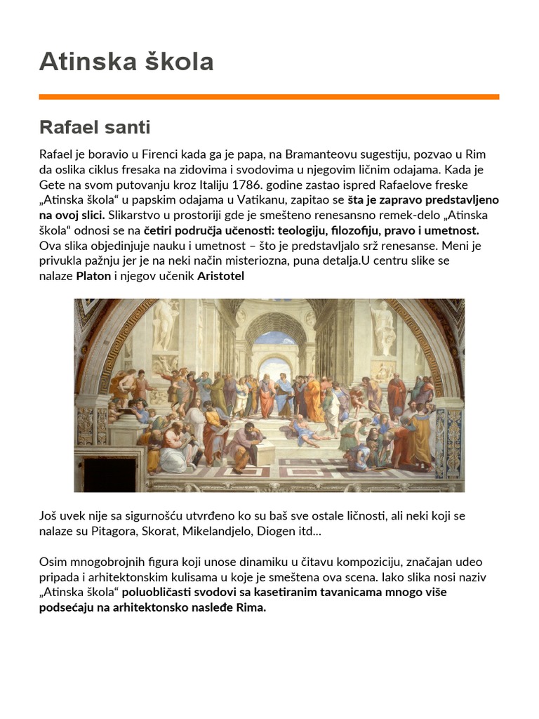 Atinska Škola | PDF
