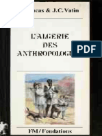 L Algerie Des Anthropologues