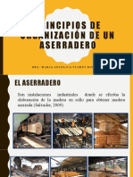PRINCIPIOS DE ORGANIZACIÓN DE UN ASERRADERO Clase 1