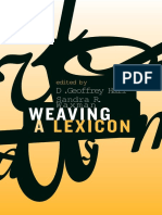 026258249x.mit Press - Weaving A Lexicon - Hall, D. Geoffrey. Waxman, Sandra R Mar.2011