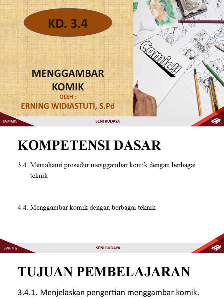 Teknik Menggambar Komik Beragam | PDF | Seni
