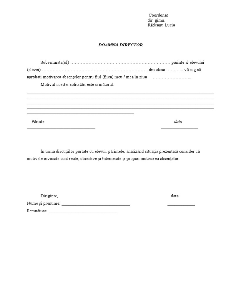 Cerere Invoire | PDF