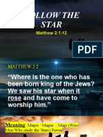 Preaching - FOLLOW THE STAR