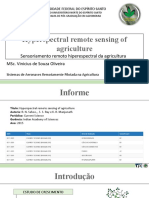 Sensoriamento Remoto Hiperespectral Da Agricultura