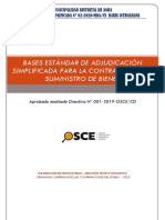 Bases Estándar de Adjudicación Simplificada para La Contratación de Suministro de Bienes