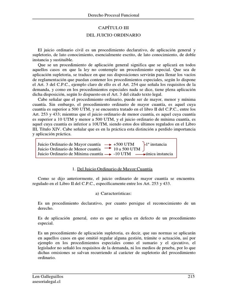 Juicio Ordinario | PDF | Demanda judicial | Sentencia (ley)