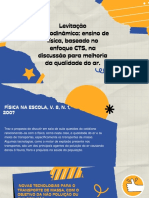 Levitação Eletrodinâmica Ensino de Física, Baseado No Enfoque CTS, Na Discussão para Melhoria Da Qualidade Do Nosso Ar.