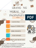 Mga Hakbang NG Moral Na Pagpapasya