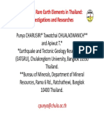 Status on Rare Earth Elements in Thailand