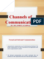 Channels of Communication ANSHUL