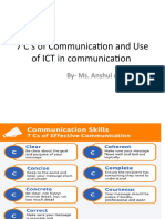 7 C's of Communication and Use of ICT