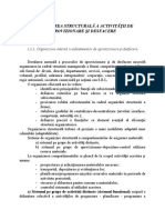 Organizarea Structurală A Activităţii de Aprovizionare Şi Desfacere