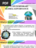 Contemporary Global Governance