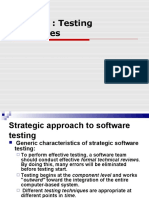 Strategic Software Testing Techniques