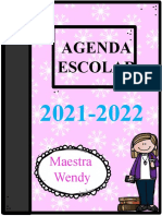 Agenda Escolar Preescolar 2021-2022 2