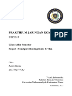 Routing Static & Vlan