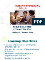 Negotiating Skills Presentation